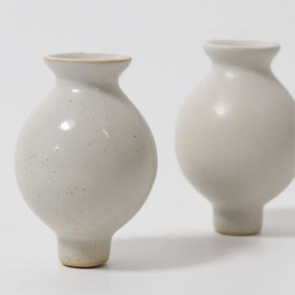 Figura Decorativa Vaso Bianco in Ceramica Grimm's - Millemamme