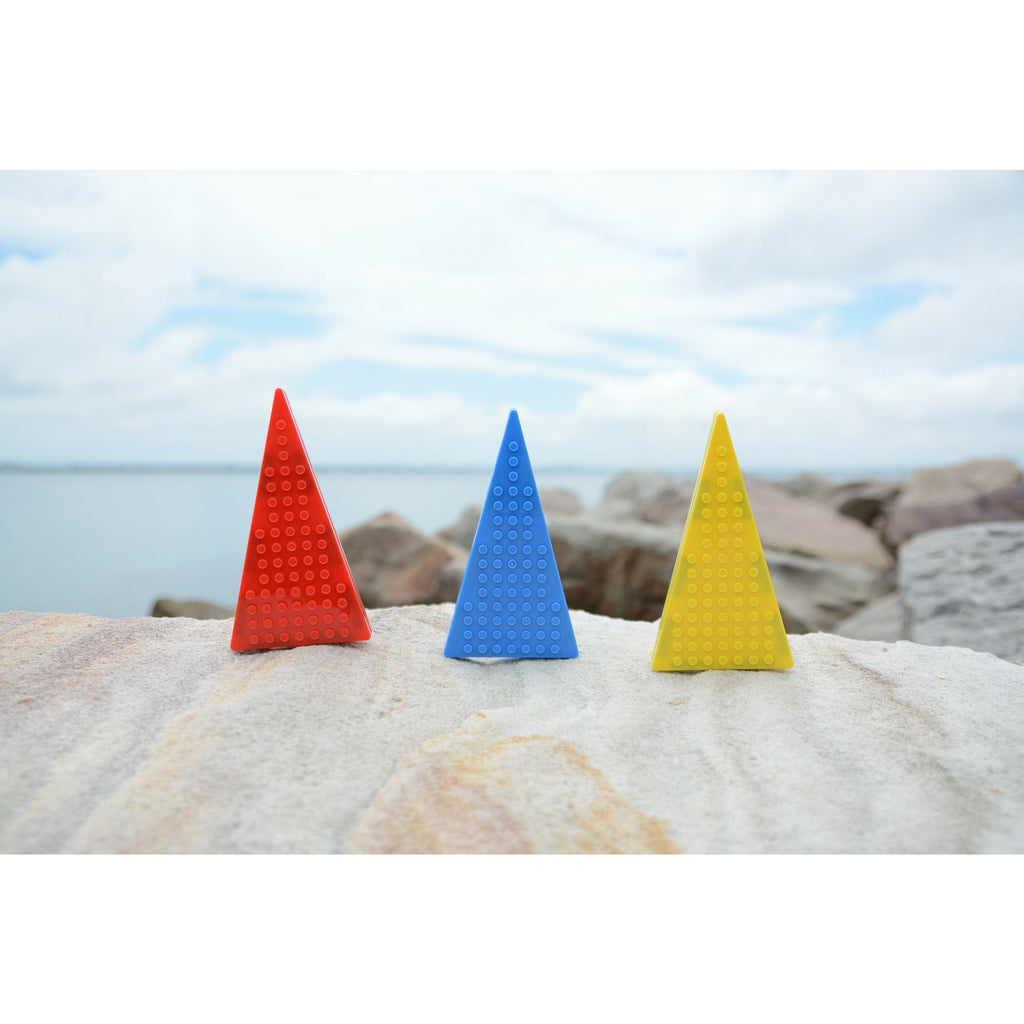 Tessere Magnetiche compatibili con Lego® - Triangoli Isosceli 12 pezzi - Magbrix - Shop Millemamme
