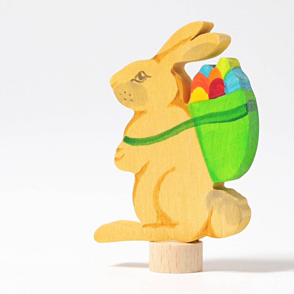 Figurina Decorativa Coniglio con Cesto - Grimm's - Millemamme