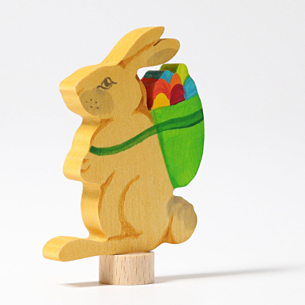Figurina Decorativa Coniglio con Cesto - Grimm's - Millemamme