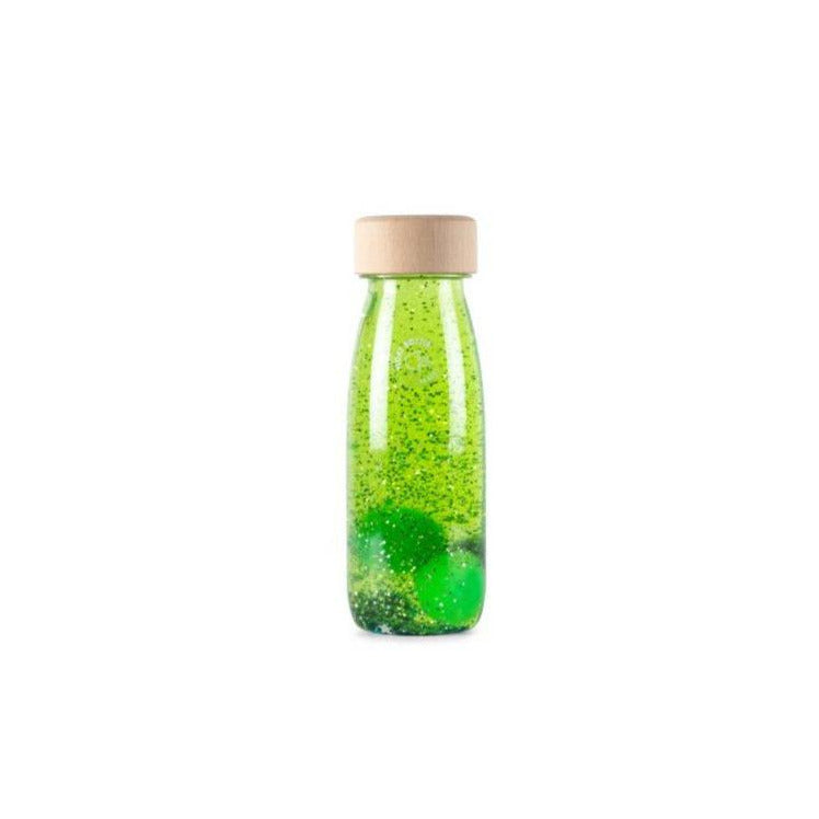 Bottiglia Sensoriale Float Bottle Green Petit Boum - Shop Millemamme