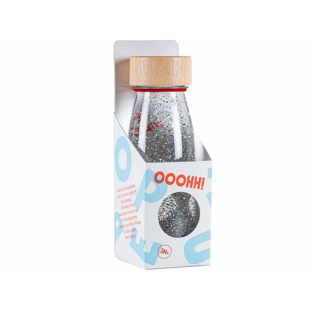 Bottiglia Sensoriale Float Bottle Silver Petit Boum - Shop Millemamme