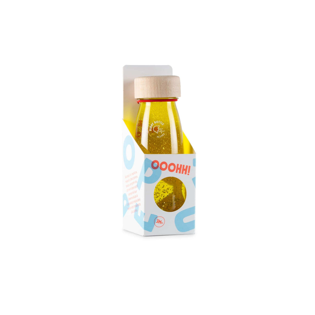 Bottiglia Sensoriale Float Bottle Yellow Petit Boum - Shop Millemamme