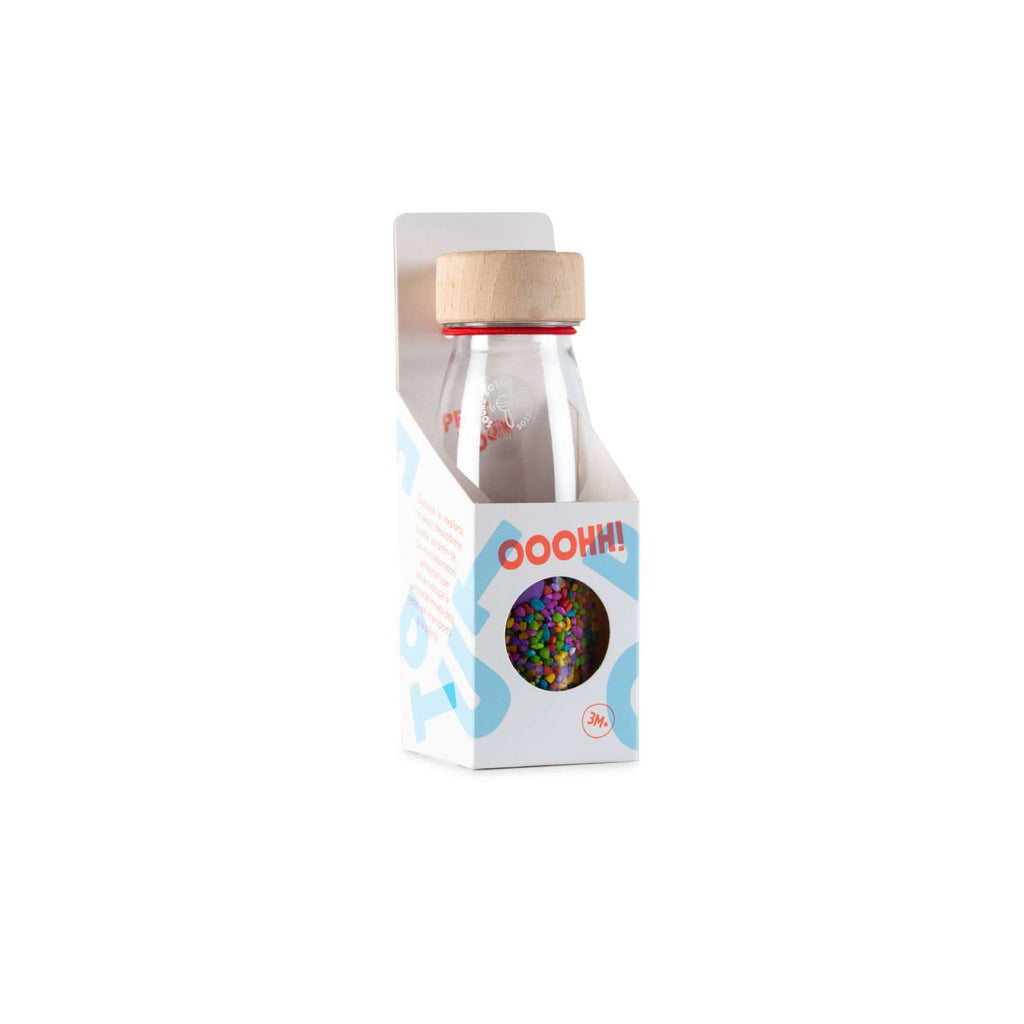 Bottiglia Sensoriale Sound Bottle Buttons Petit Boum - Shop Millemamme